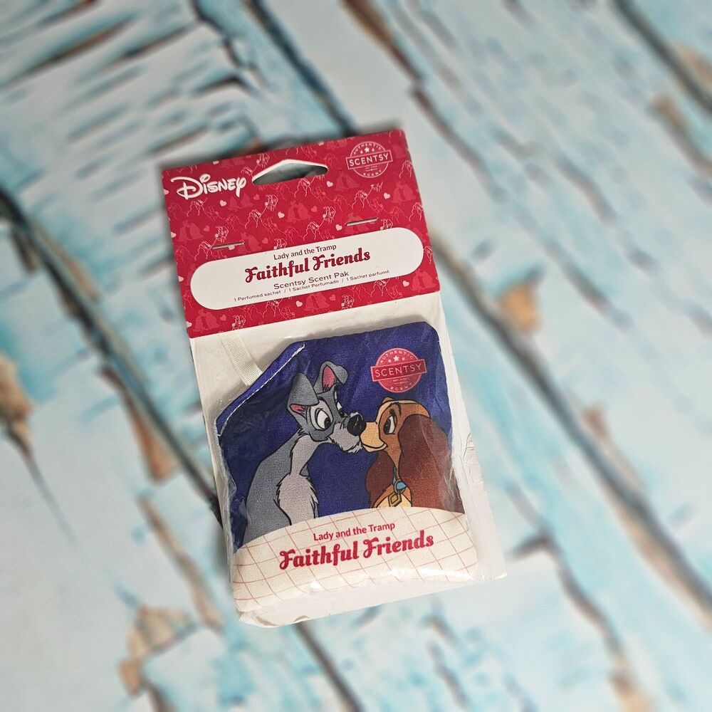 Scentsy Disney Lady and the Tramp Faithful Friends Scent Pak New Retired